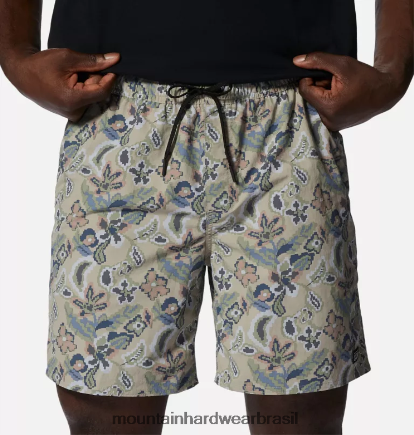 estampa floral kilim do ermo homens Mountain Hardwear short de natação stryder partes inferiores AD28F6482