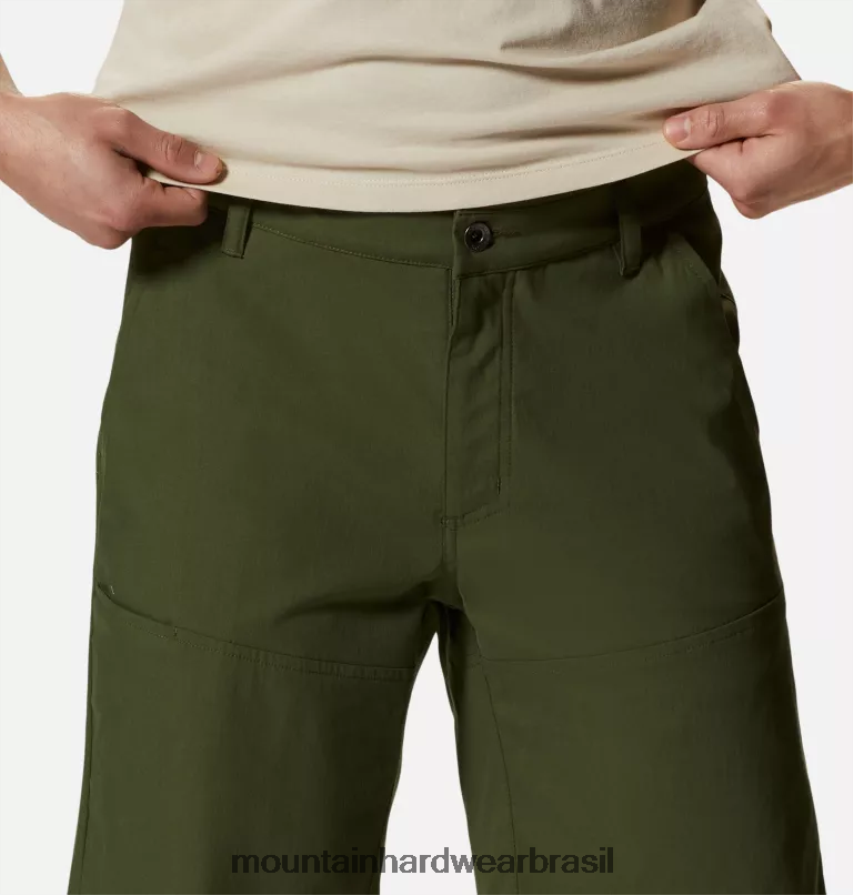 excedente verde homens Mountain Hardwear ap curto partes inferiores AD28F639