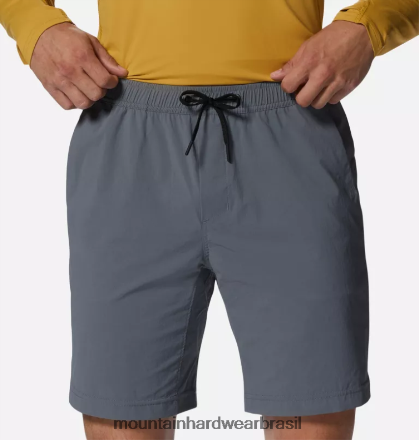 folha cinza homens Mountain Hardwear pull-on de bacia curto partes inferiores AD28F6167