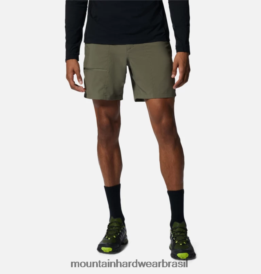 pedra verde homens Mountain Hardwear remetente de trilha curta partes inferiores AD28F6287