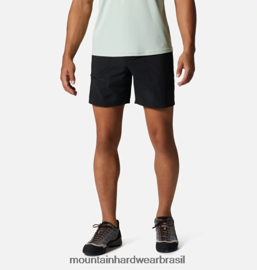 preto homens Mountain Hardwear remetente de trilha curta partes inferiores AD28F6288