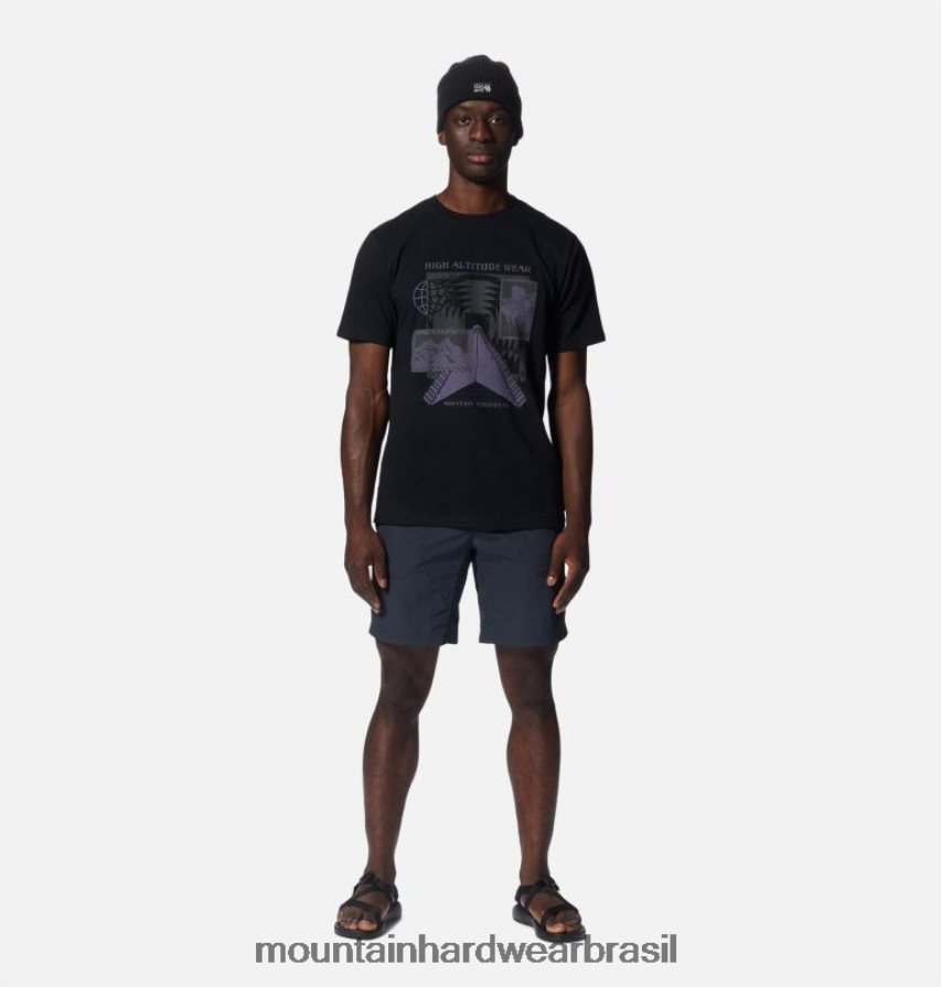 tempestade negra homens Mountain Hardwear strider curto partes inferiores AD28F6477