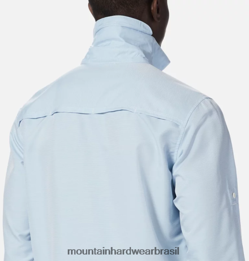 cambraia azul homens Mountain Hardwear camisa manga longa canyon topos AD28F6325