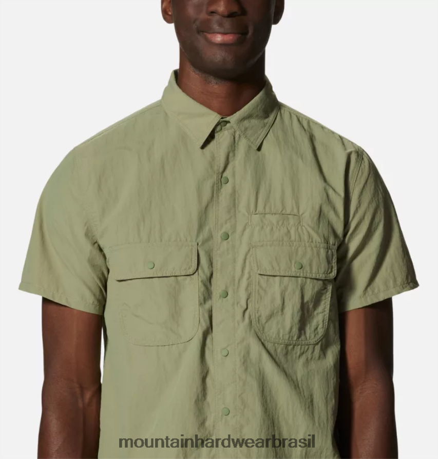 campo homens Mountain Hardwear camisa manga curta stryder topos AD28F6406