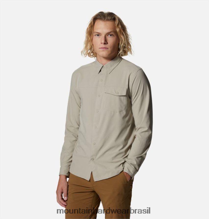 ermo homens Mountain Hardwear camisa manga longa shade lite topos AD28F6332
