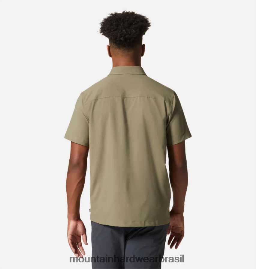 pedra verde homens Mountain Hardwear camisa manga curta shade lite topos AD28F6339