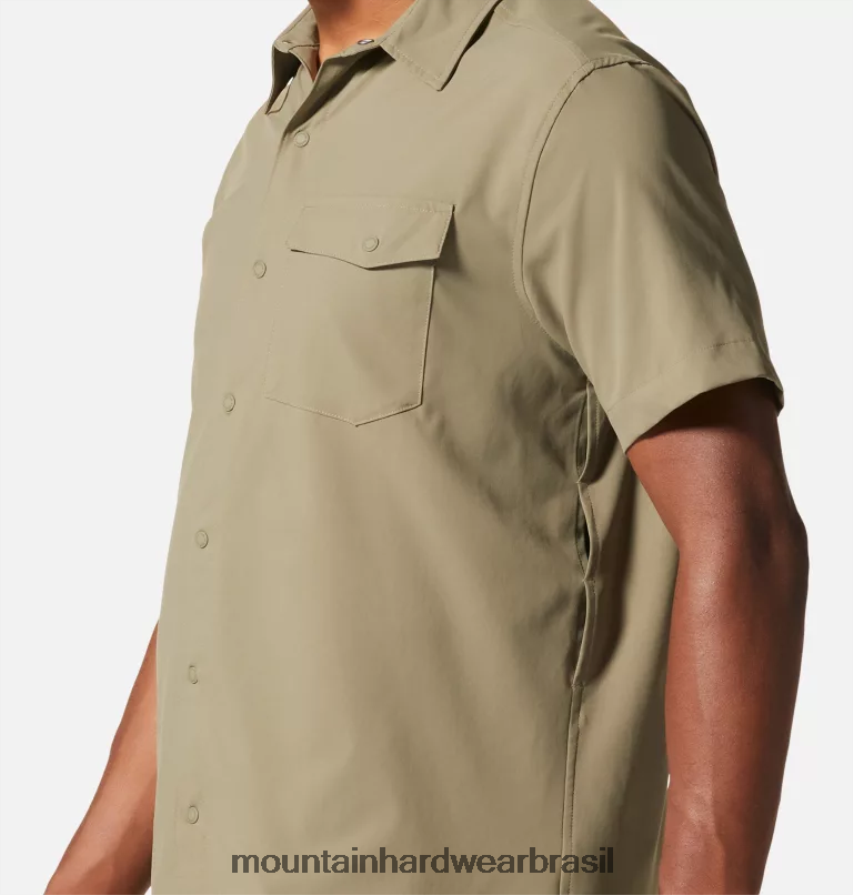 pedra verde homens Mountain Hardwear camisa manga curta shade lite topos AD28F6339
