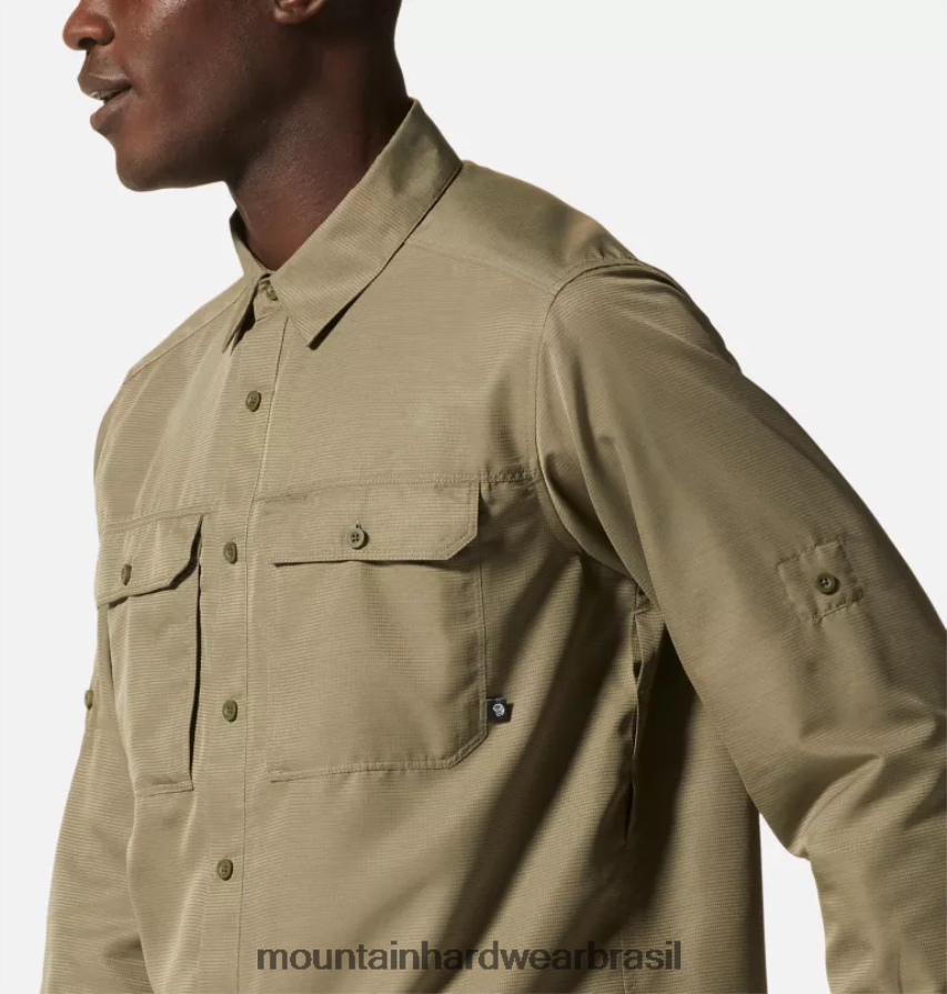 pedra verde homens Mountain Hardwear camisa manga longa canyon topos AD28F6324