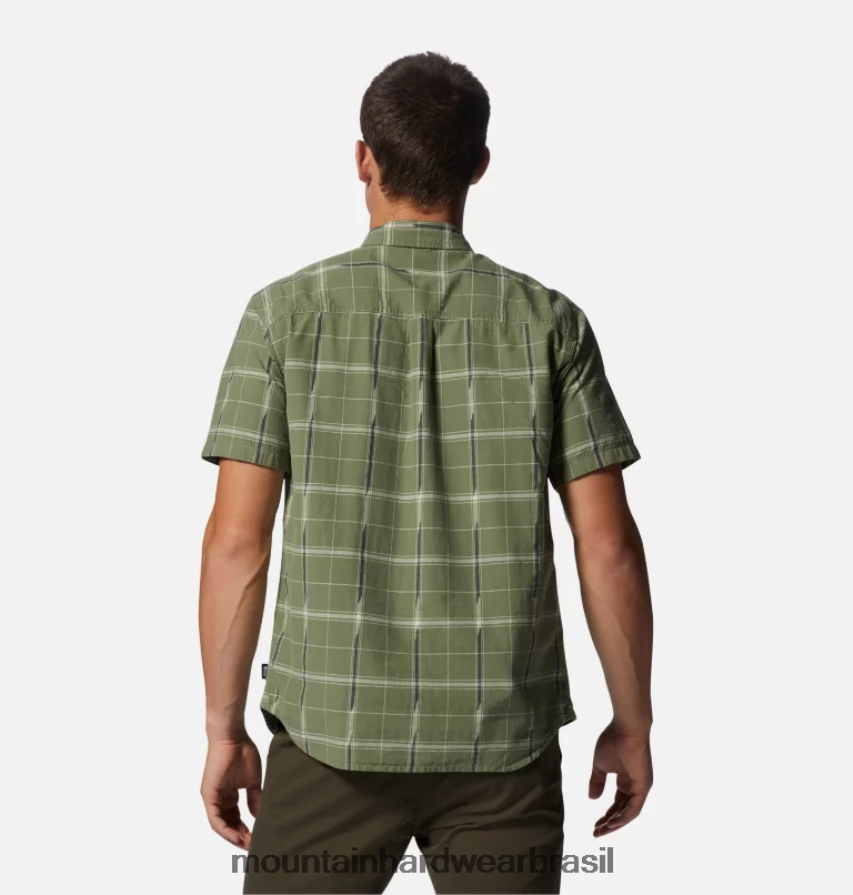 vidraça de campo ikat homens Mountain Hardwear grove hide out camisa manga curta topos AD28F6402