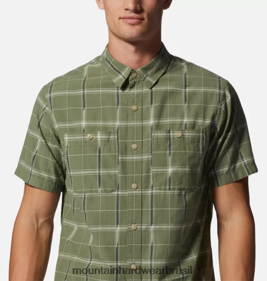 vidraça de campo ikat homens Mountain Hardwear grove hide out camisa manga curta topos AD28F6402