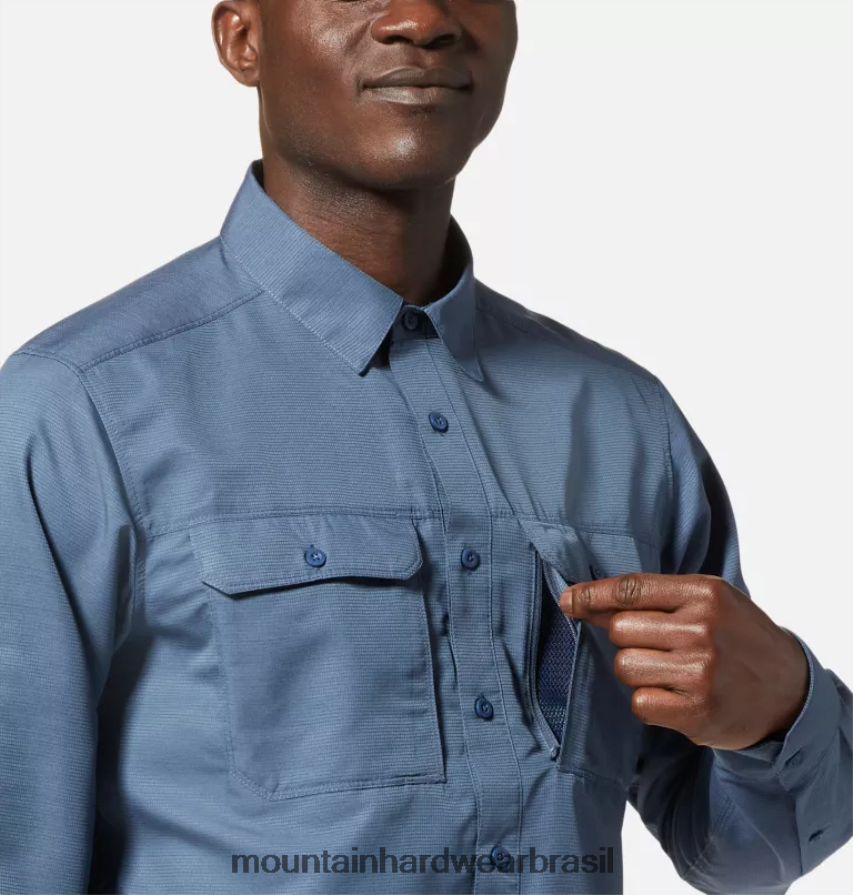 zinco homens Mountain Hardwear camisa manga longa canyon topos AD28F6320