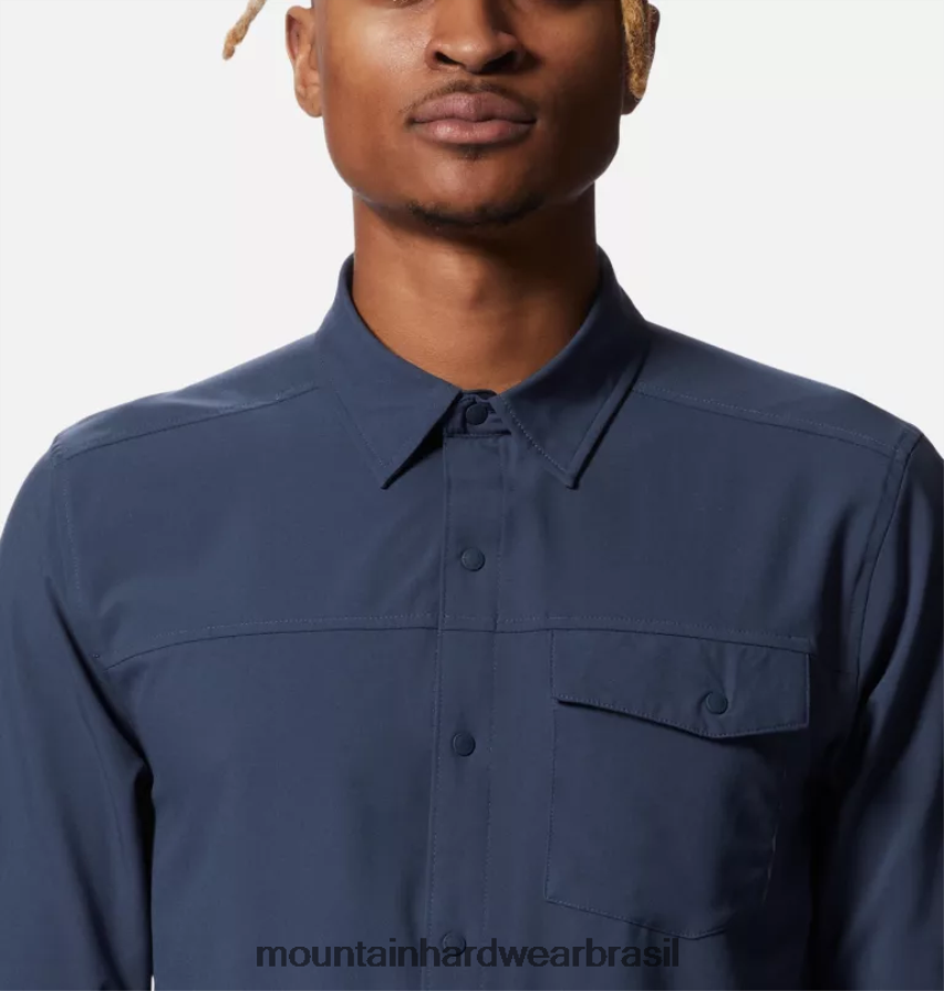 zinco homens Mountain Hardwear camisa manga longa shade lite topos AD28F6333