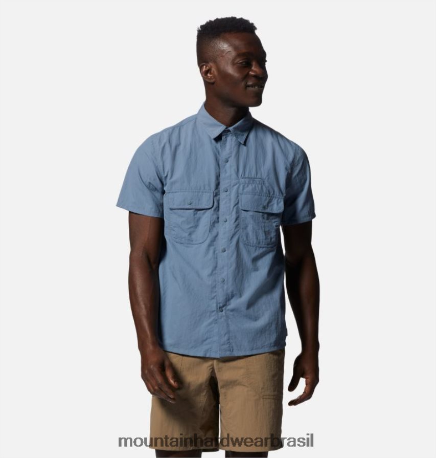 zinco leve homens Mountain Hardwear camisa manga curta stryder topos AD28F6408