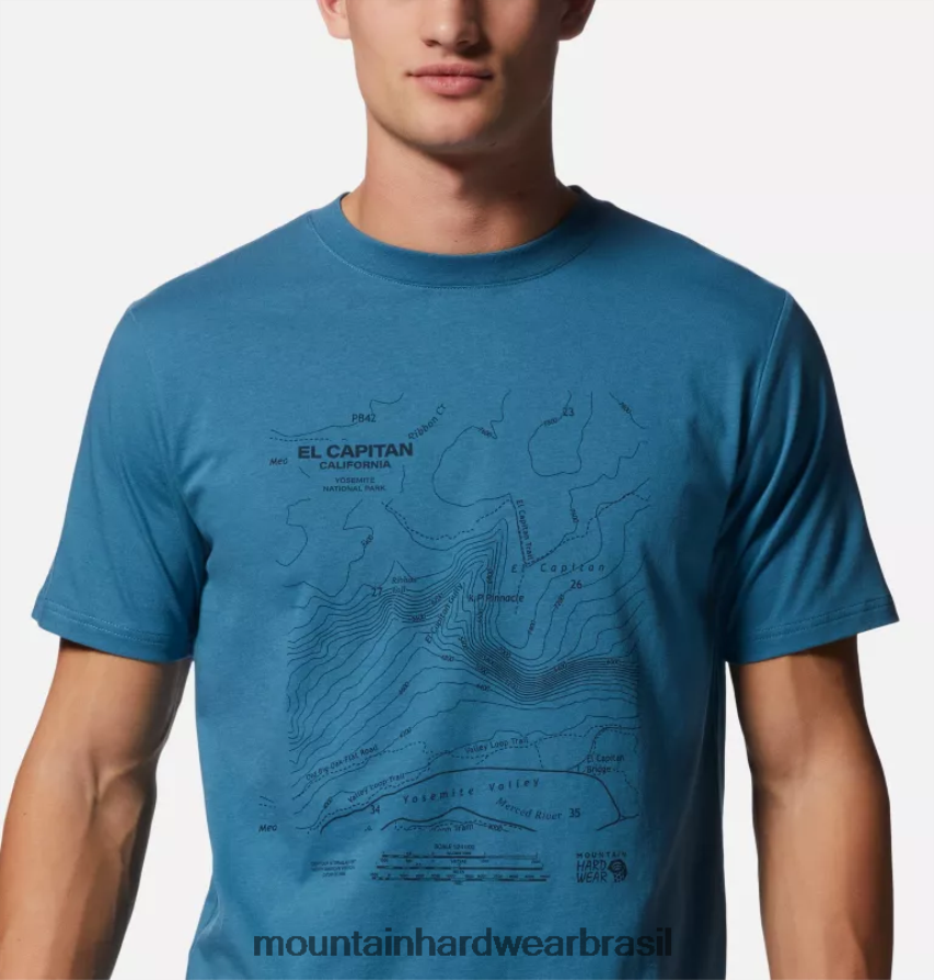 Cáspio homens Mountain Hardwear camiseta manga curta el cap topo topos AD28F6412