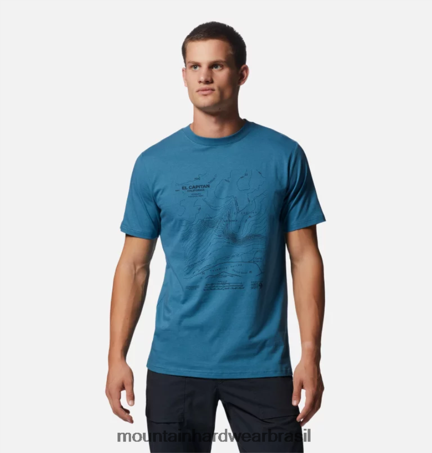 Cáspio homens Mountain Hardwear camiseta manga curta el cap topo topos AD28F6412