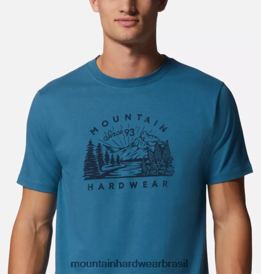 Cáspio homens Mountain Hardwear mhw view camiseta manga curta topos AD28F692