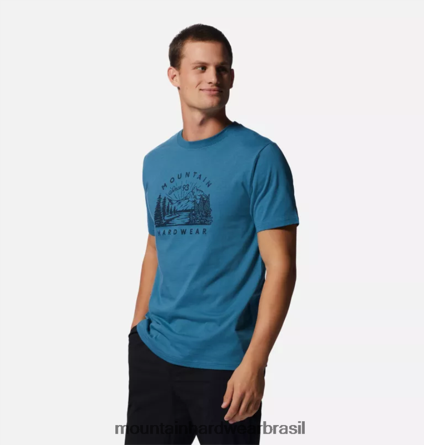 Cáspio homens Mountain Hardwear mhw view camiseta manga curta topos AD28F692