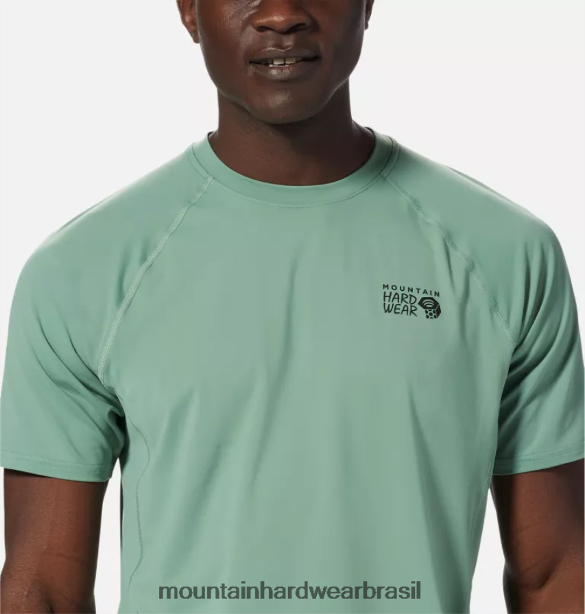 babosa homens Mountain Hardwear lago crater manga curta topos AD28F677