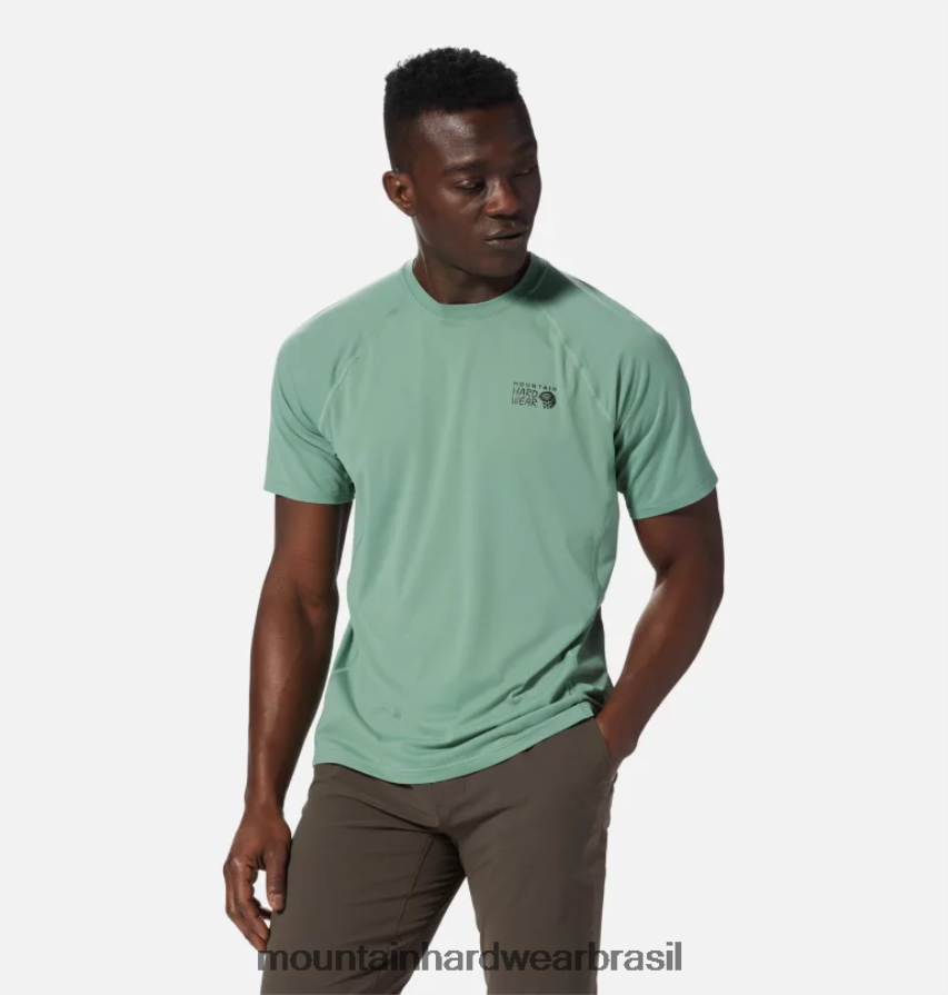 babosa homens Mountain Hardwear lago crater manga curta topos AD28F677