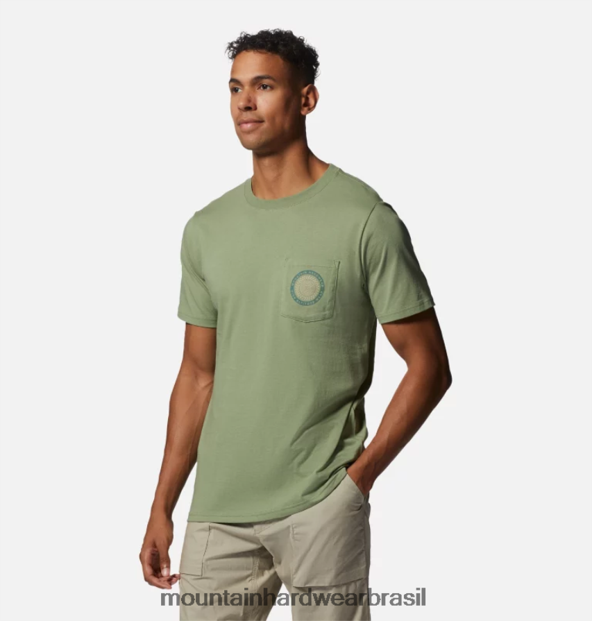 campo homens Mountain Hardwear camiseta de bolso mhw topos AD28F6472