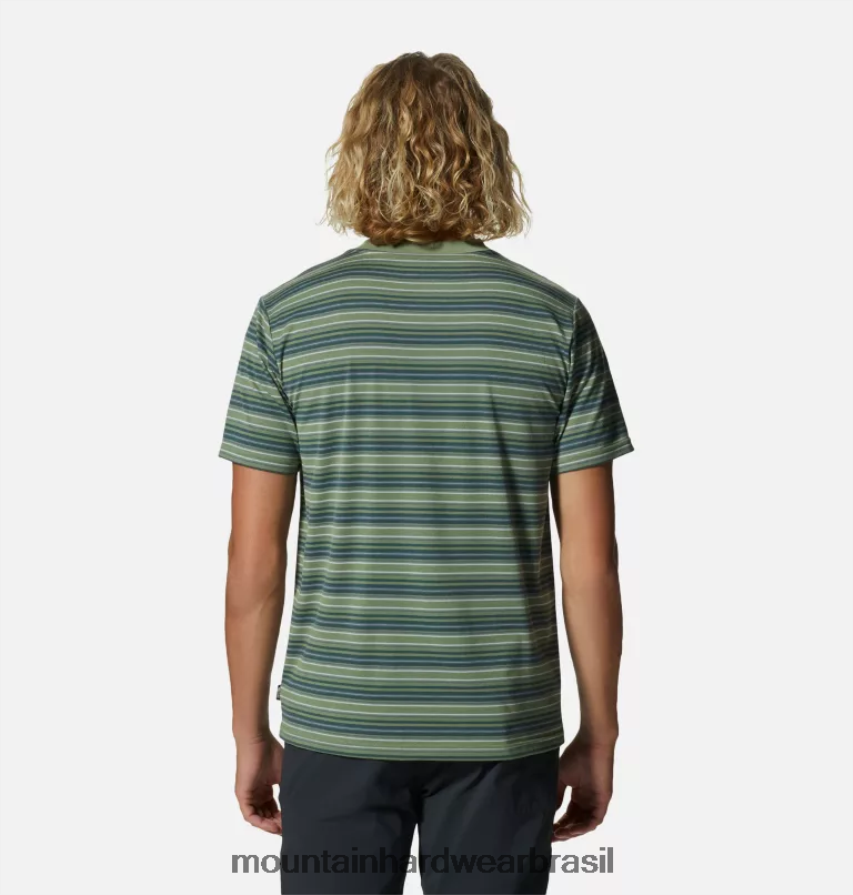 campo homens Mountain Hardwear manga curta de baixa exposição topos AD28F681