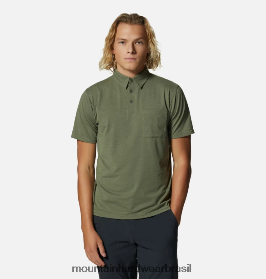 campo homens Mountain Hardwear polo de baixa exposição topos AD28F687
