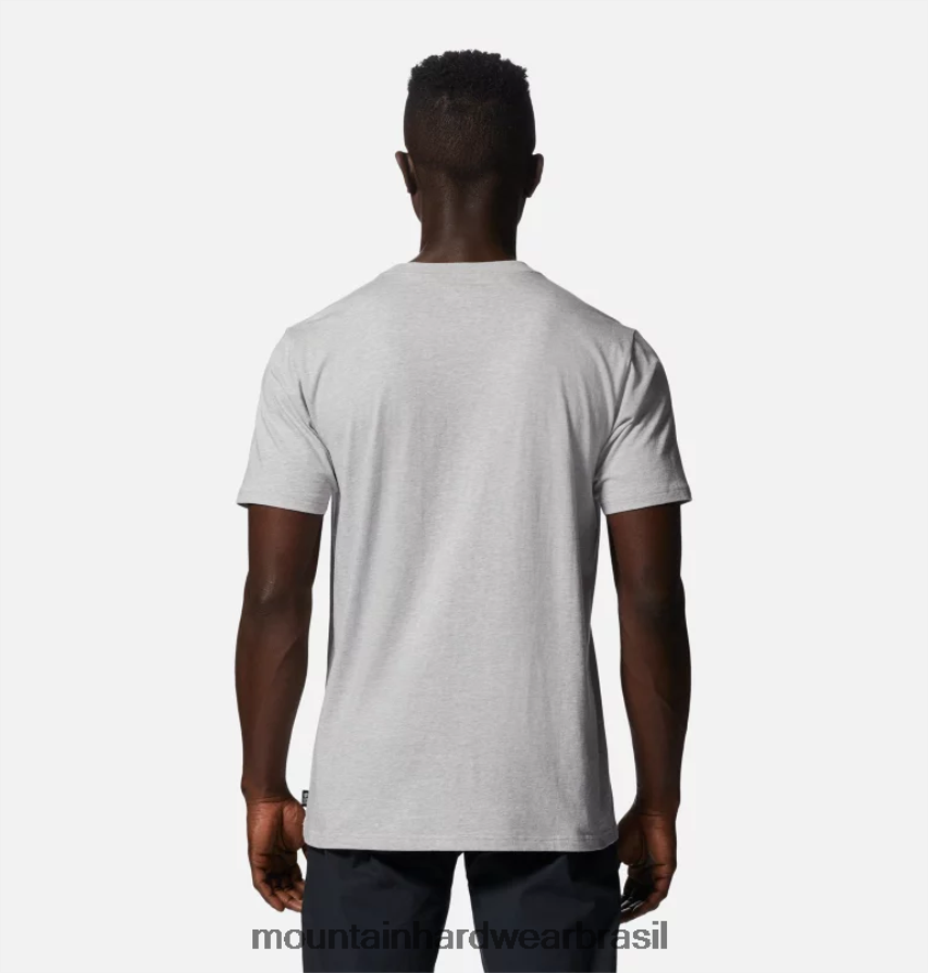 cinza homens Mountain Hardwear mhw view camiseta manga curta topos AD28F690
