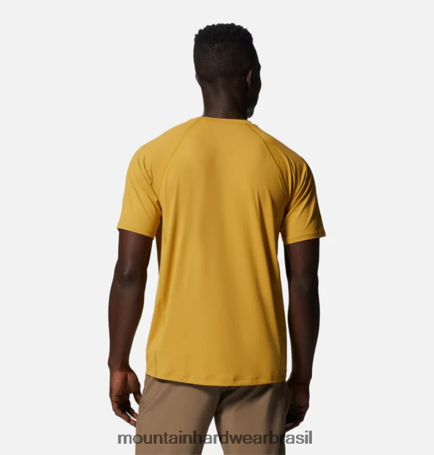 deserto amarelo homens Mountain Hardwear lago crater manga curta topos AD28F675