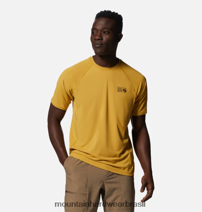 deserto amarelo homens Mountain Hardwear lago crater manga curta topos AD28F675