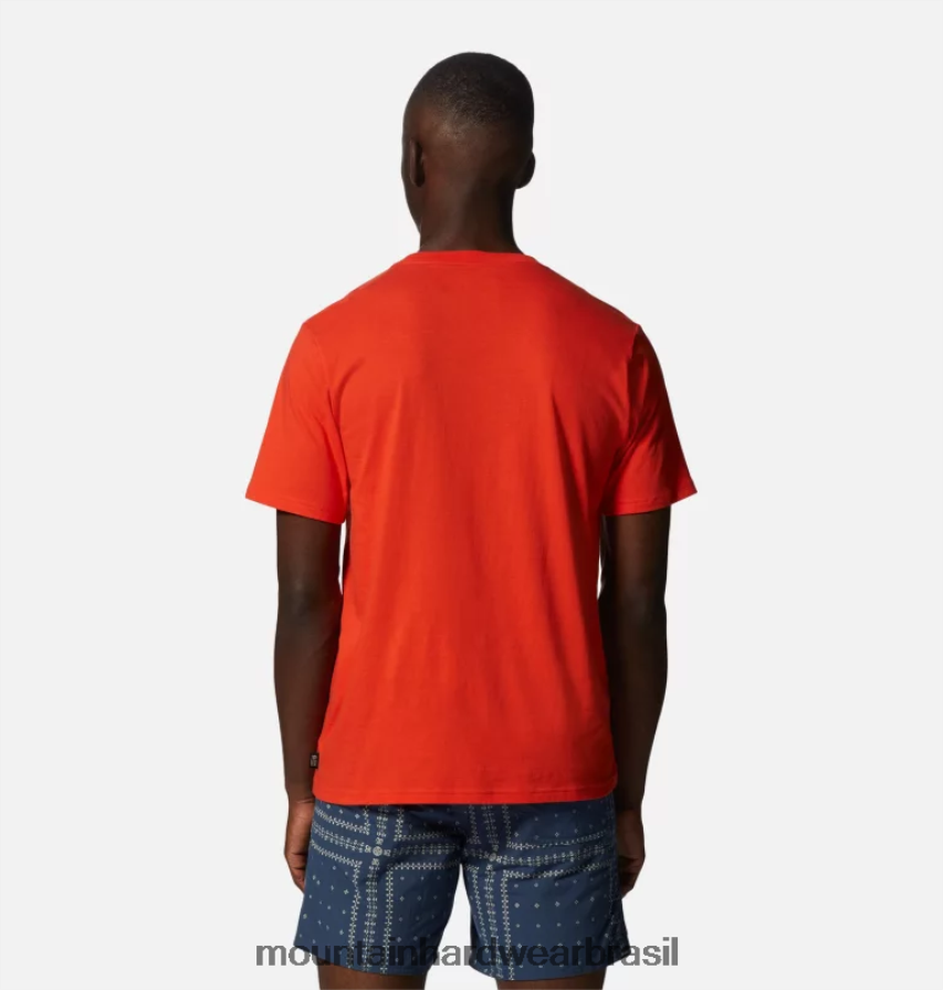 estado laranja homens Mountain Hardwear escadas de altitude manga curta topos AD28F6420