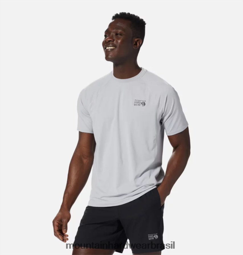 glacial homens Mountain Hardwear lago crater manga curta topos AD28F676