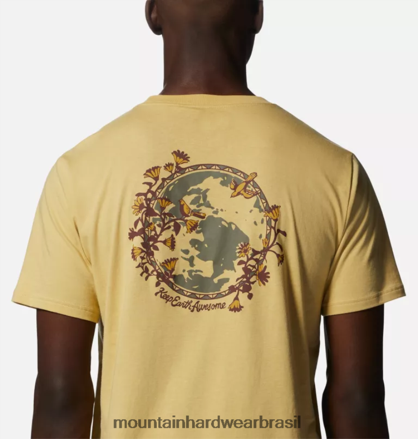 pradaria homens Mountain Hardwear camiseta manga curta kea earth topos AD28F6459