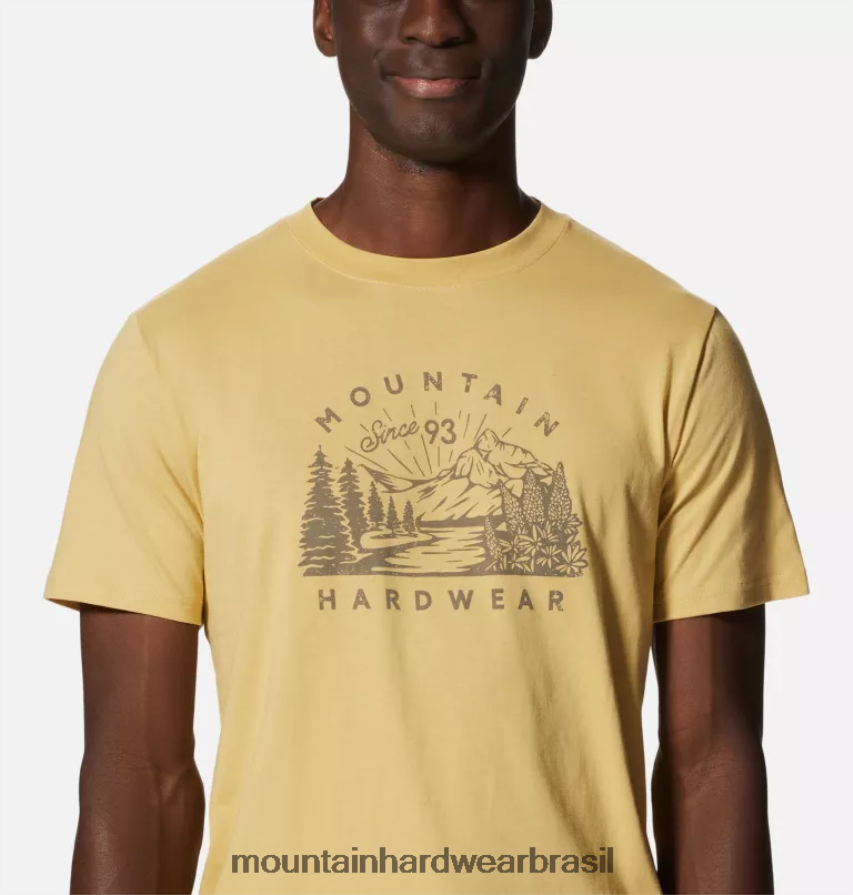 pradaria homens Mountain Hardwear mhw view camiseta manga curta topos AD28F693