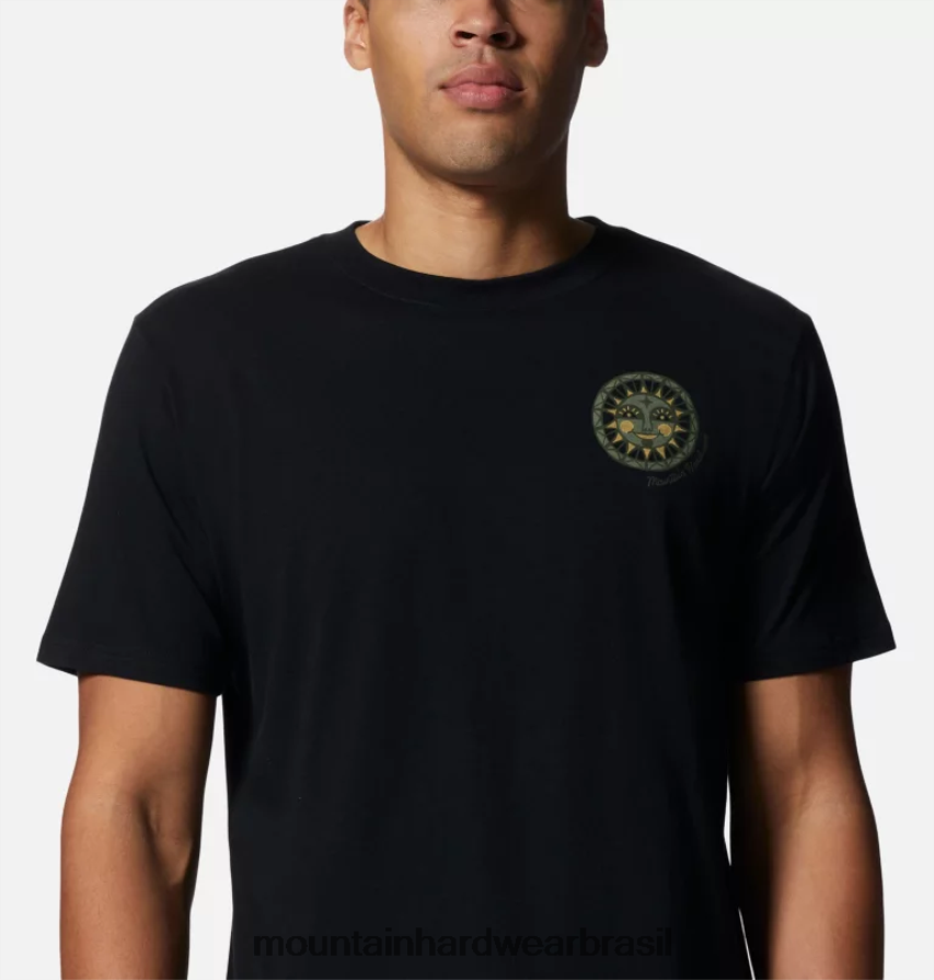 preto homens Mountain Hardwear camiseta manga curta kea earth topos AD28F6457