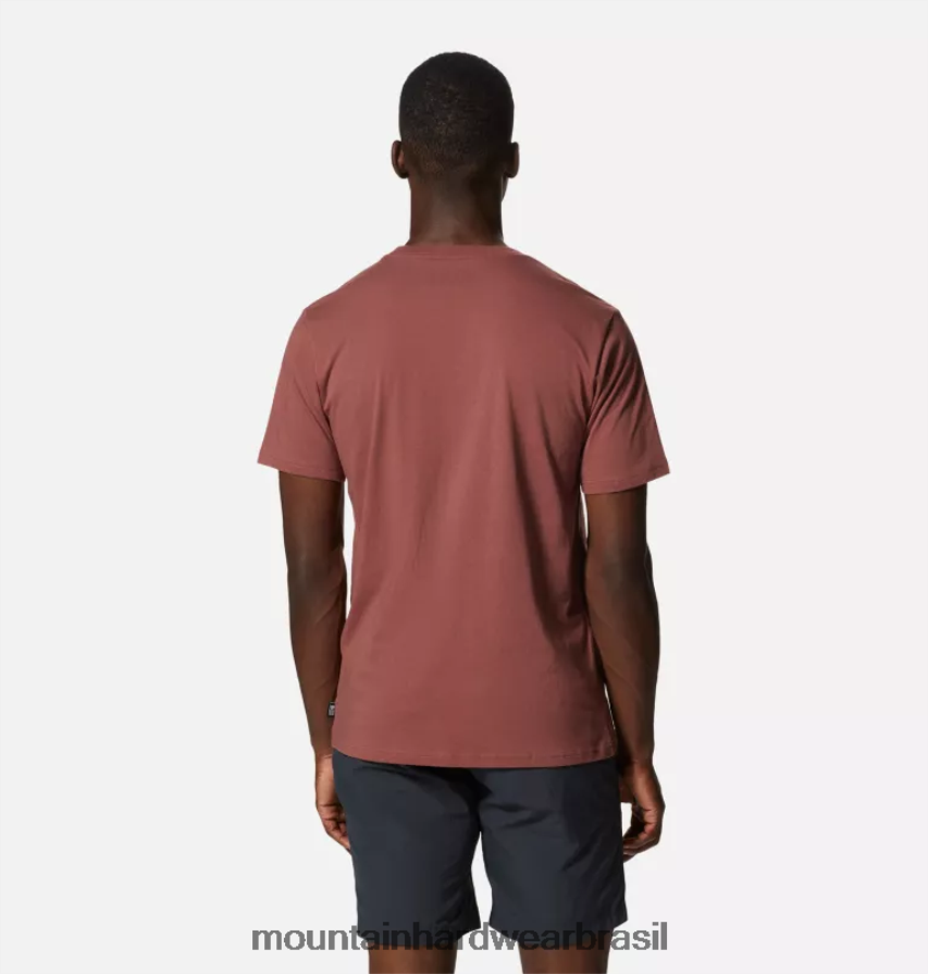 terra argilosa homens Mountain Hardwear camiseta manga curta iaque topos AD28F6468