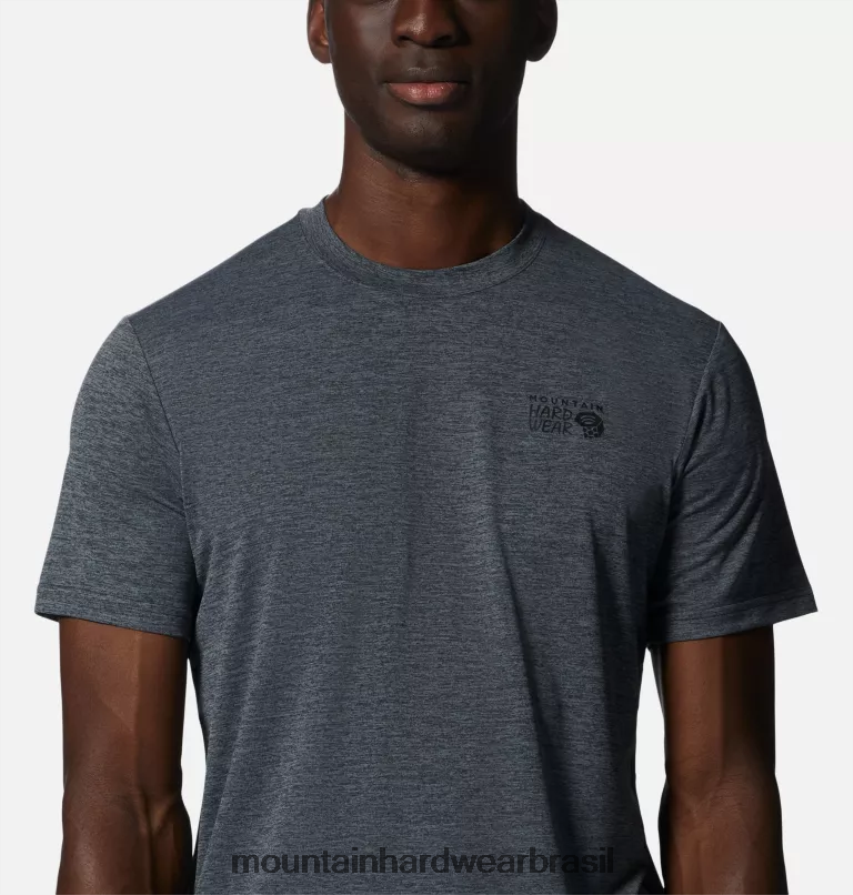 urze tempestade escura homens Mountain Hardwear protetor solar manga curta topos AD28F6211