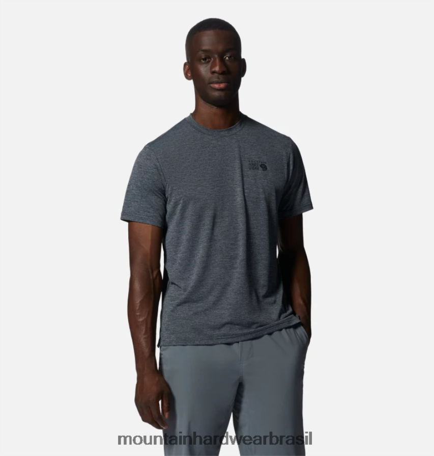 urze tempestade escura homens Mountain Hardwear protetor solar manga curta topos AD28F6211