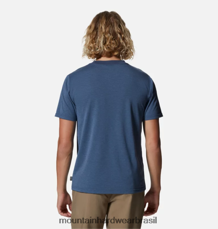 zinco homens Mountain Hardwear manga curta de baixa exposição topos AD28F683
