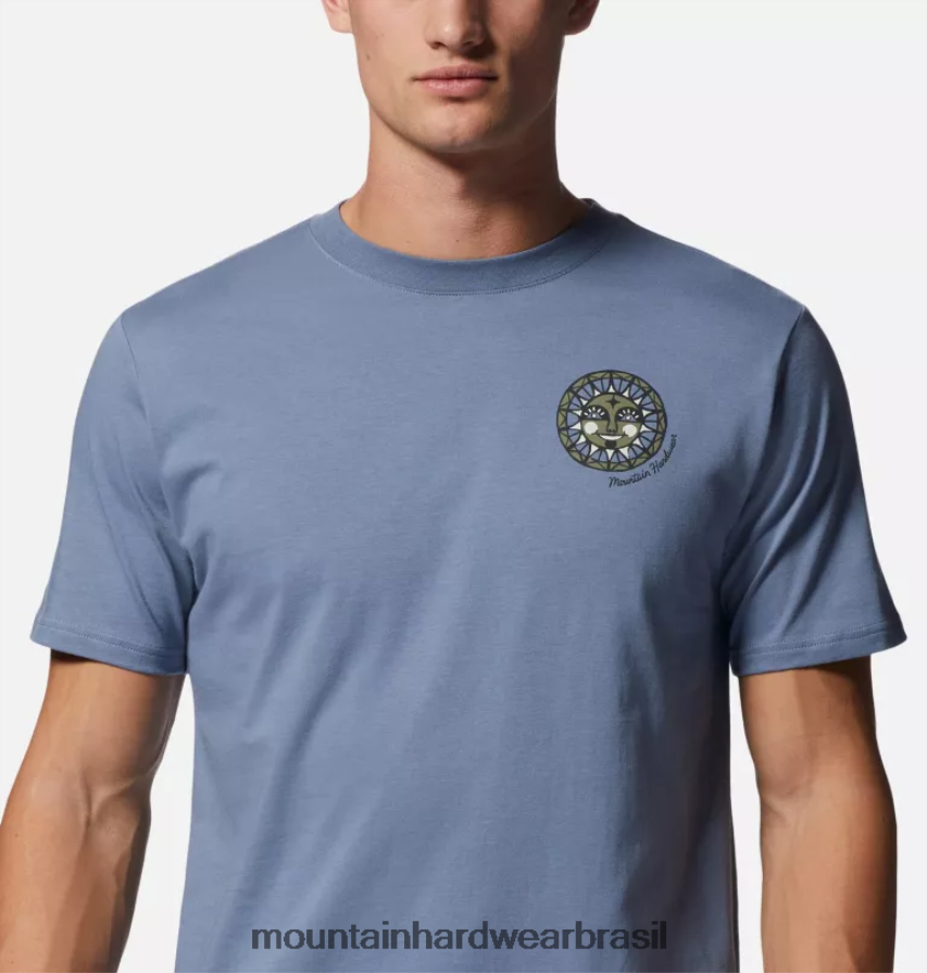 zinco leve homens Mountain Hardwear camiseta manga curta kea earth topos AD28F6458