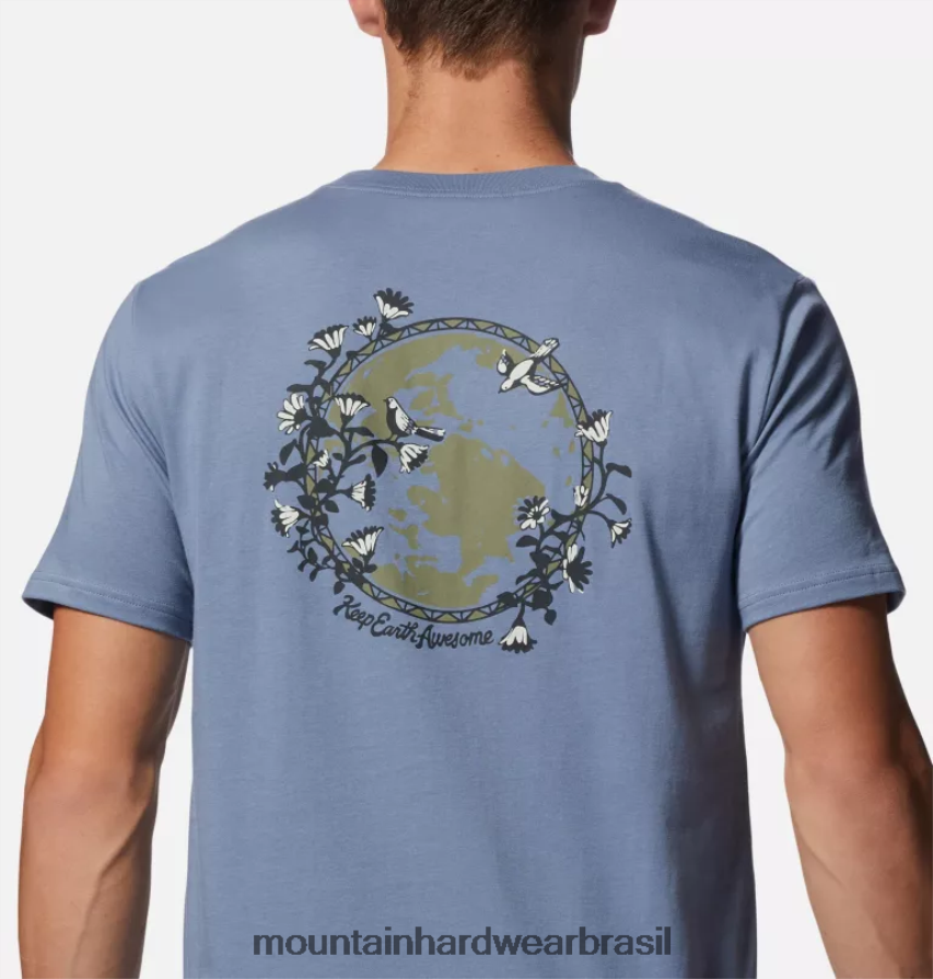 zinco leve homens Mountain Hardwear camiseta manga curta kea earth topos AD28F6458