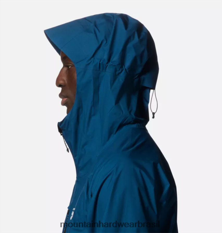 Cáspio escuro homens Mountain Hardwear jaqueta minimizador gore-tex paclite plus topos AD28F6134