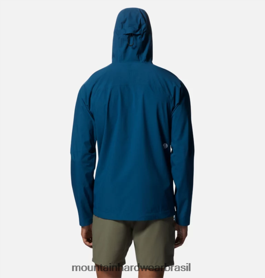 Cáspio escuro homens Mountain Hardwear jaqueta ozônica elástica topos AD28F6249