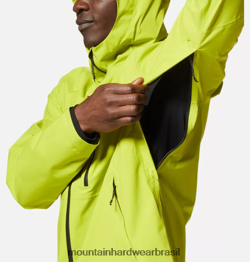 brilho de samambaia homens Mountain Hardwear jaqueta ozônica elástica topos AD28F6253