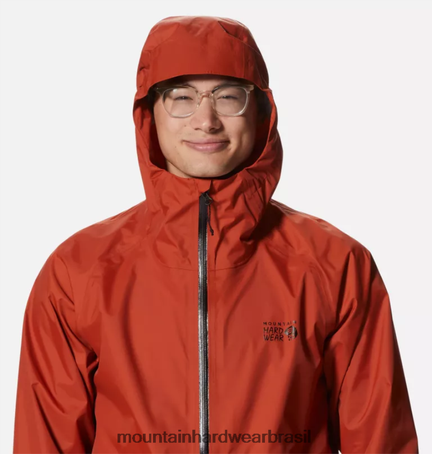 cobre escuro homens Mountain Hardwear jaqueta de limite topos AD28F6260