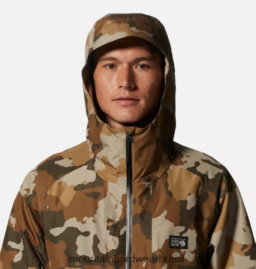 estampa camuflada corozo nut pines homens Mountain Hardwear jaqueta landsky gore tex topos AD28F6374