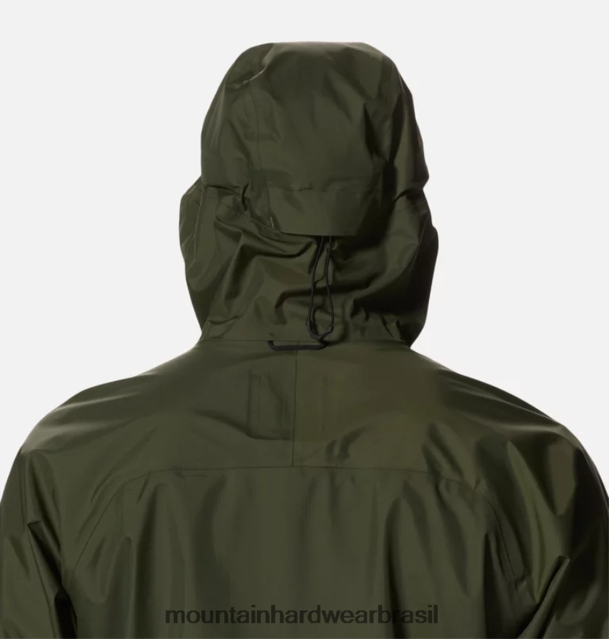 excedente verde homens Mountain Hardwear jaqueta de limite topos AD28F6258