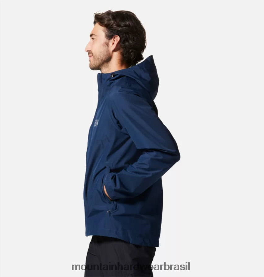 marinha homens Mountain Hardwear exposição/2 jaqueta gore-tex paclite topos AD28F6129