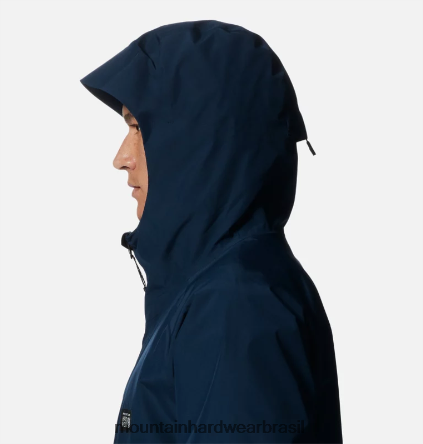 marinha homens Mountain Hardwear jaqueta landsky gore tex topos AD28F6376