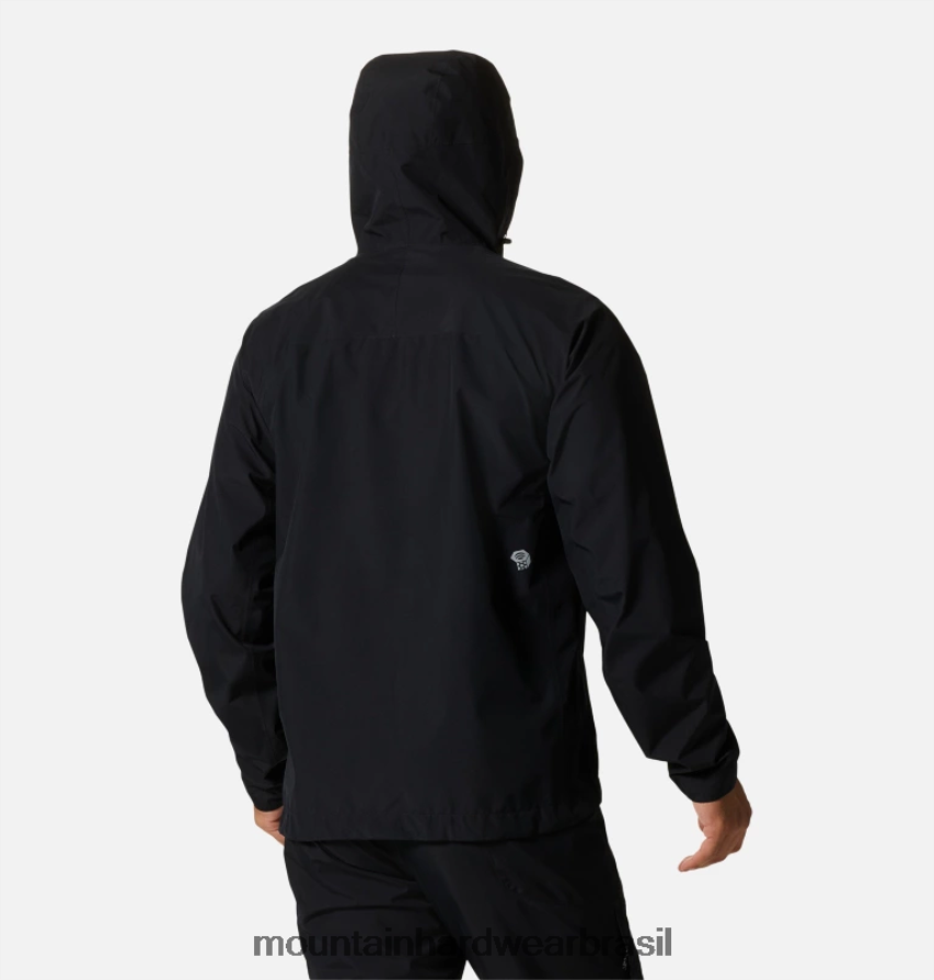 preto homens Mountain Hardwear exposição/2 jaqueta gore-tex paclite topos AD28F6132