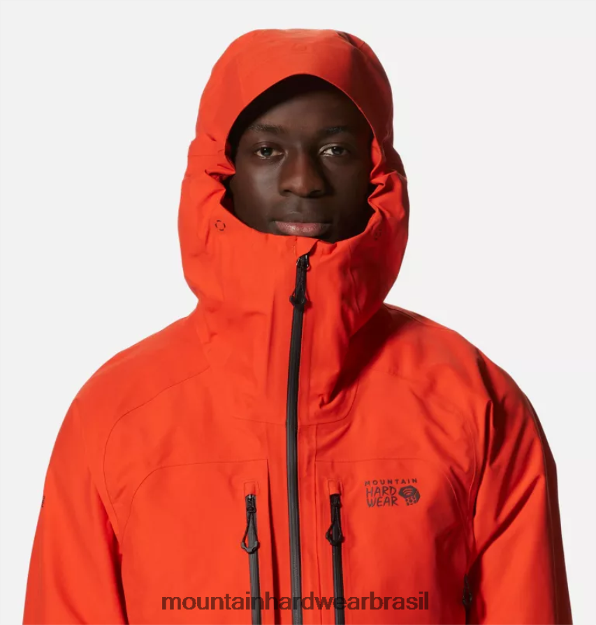 estado laranja homens Mountain Hardwear jaqueta routefinder hd gore-tex pro topos AD28F6373